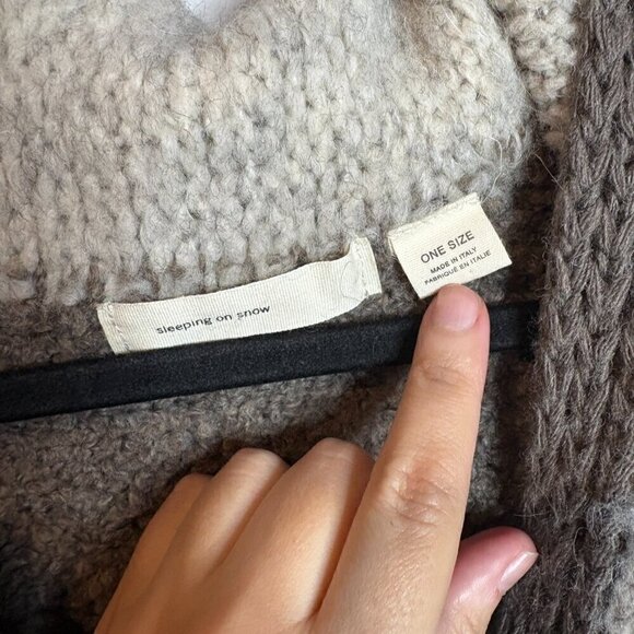 Anthropologie Sleeping on Snow oversized sweater tunic - Picture 3 of 5